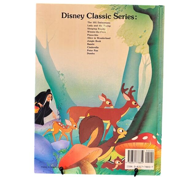Vintage 1986 Walt Disney Classics Snow White and the Seven Dwarfs Book, HC - Picture 2 of 4